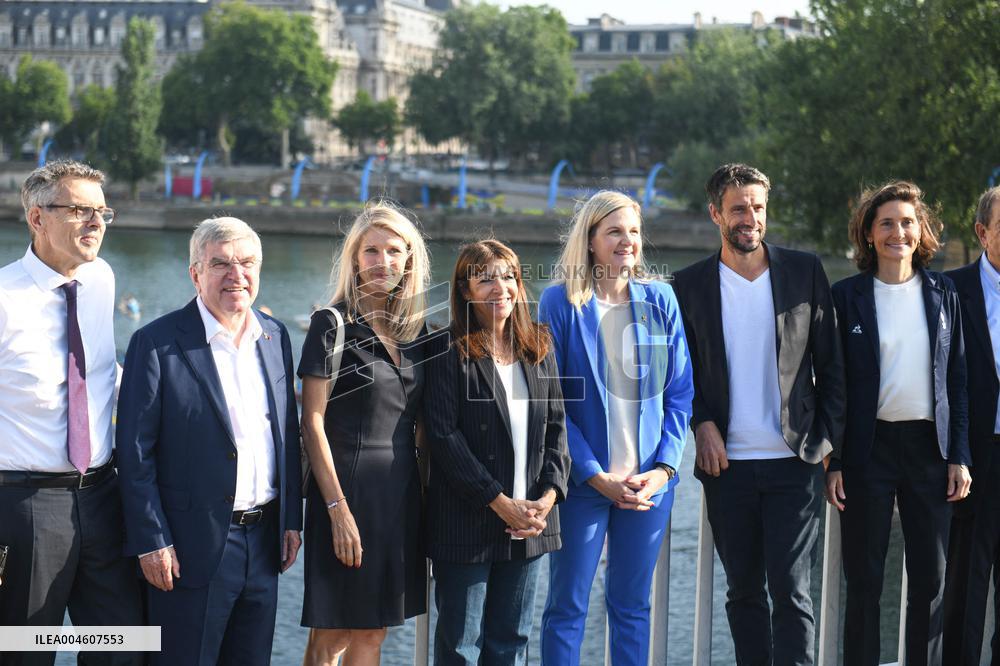 Celebrations marking the first anniversary of the Paris 2024 Olympic Games