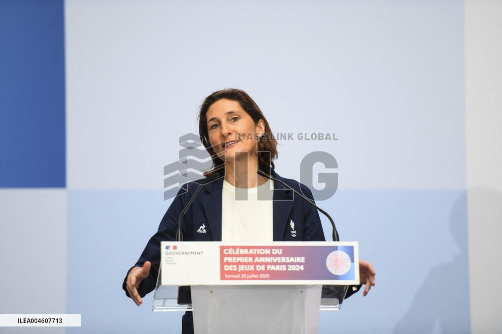 Celebrations Marking The First Anniversary Of The Paris 2024 Olympic Games - Grand Palais