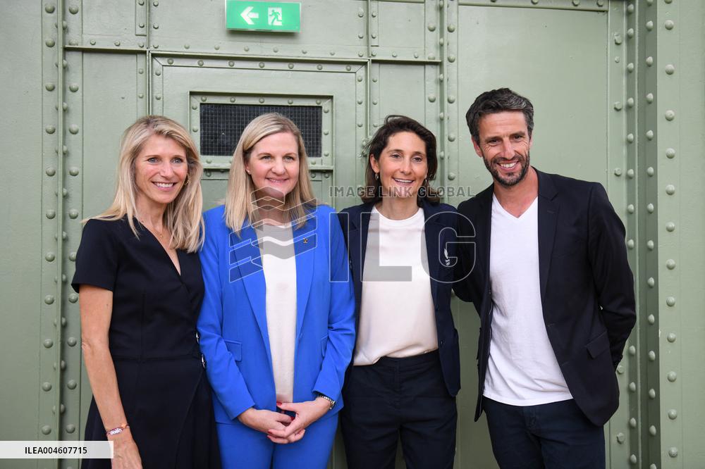 Celebrations marking the first anniversary of the Paris 2024 Olympic Games - Grand Palais