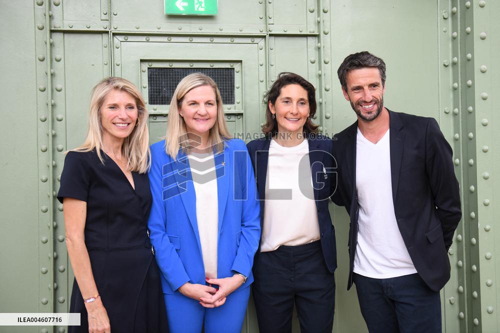 Celebrations marking the first anniversary of the Paris 2024 Olympic Games - Grand Palais