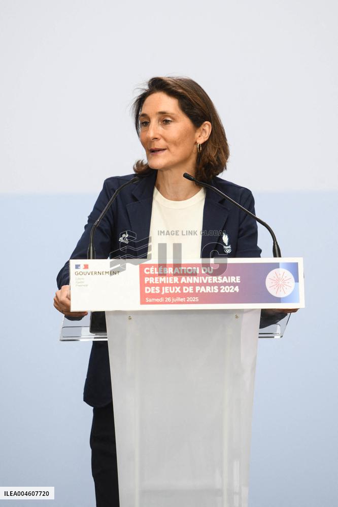 Celebrations Marking The First Anniversary Of The Paris 2024 Olympic Games - Grand Palais