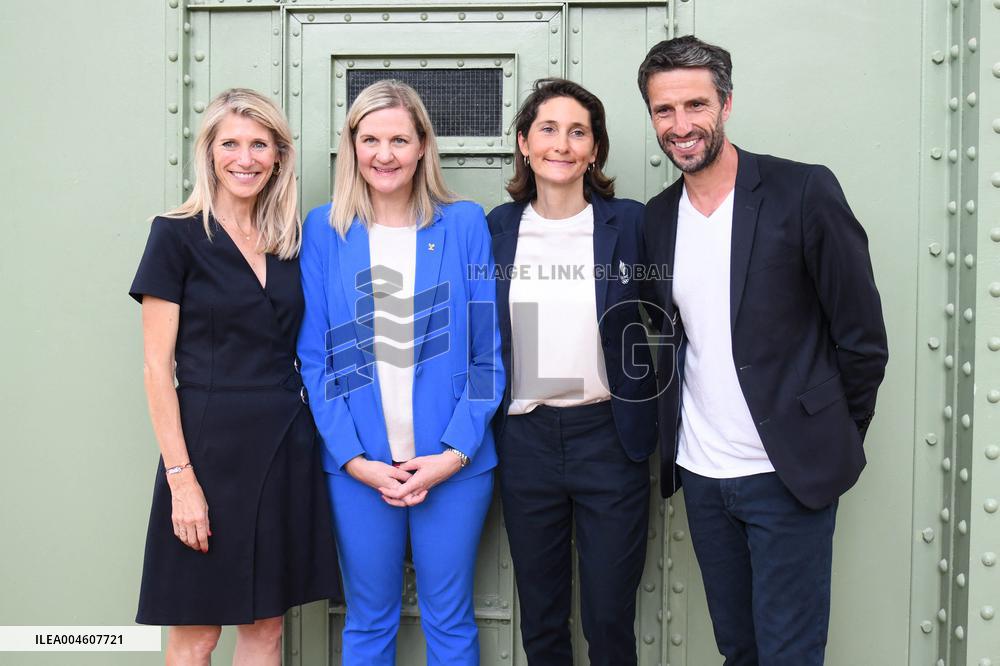 Celebrations marking the first anniversary of the Paris 2024 Olympic Games - Grand Palais