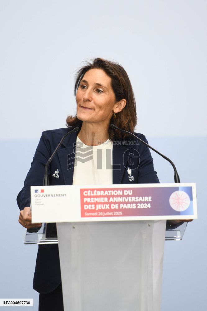Celebrations Marking The First Anniversary Of The Paris 2024 Olympic Games - Grand Palais