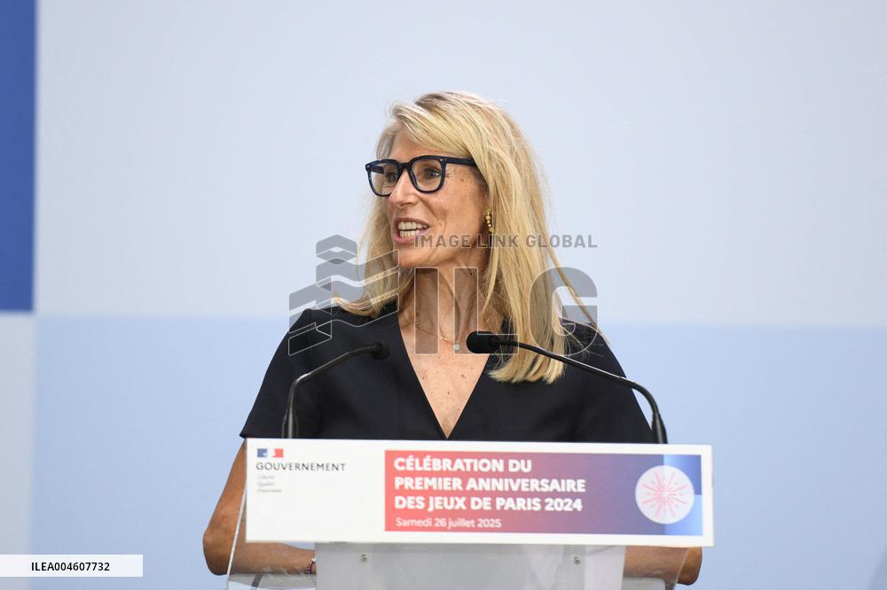 Celebrations Marking The First Anniversary Of The Paris 2024 Olympic Games - Grand Palais