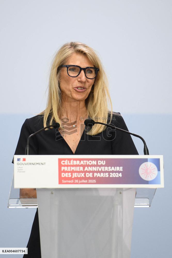 Celebrations Marking The First Anniversary Of The Paris 2024 Olympic Games - Grand Palais