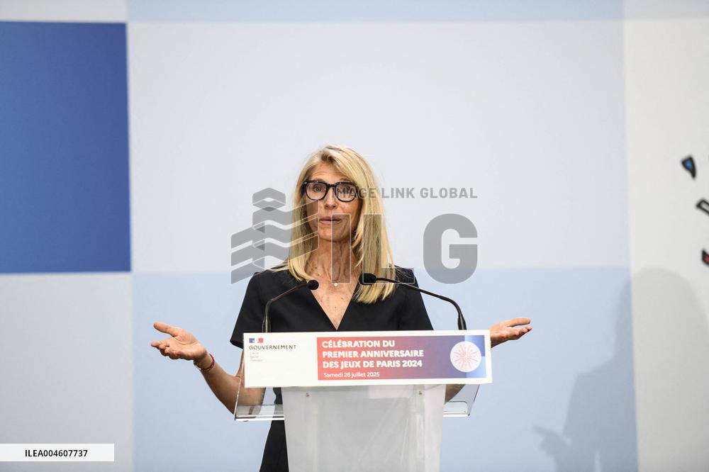 Celebrations Marking The First Anniversary Of The Paris 2024 Olympic Games - Grand Palais