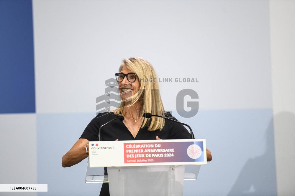 Celebrations Marking The First Anniversary Of The Paris 2024 Olympic Games - Grand Palais