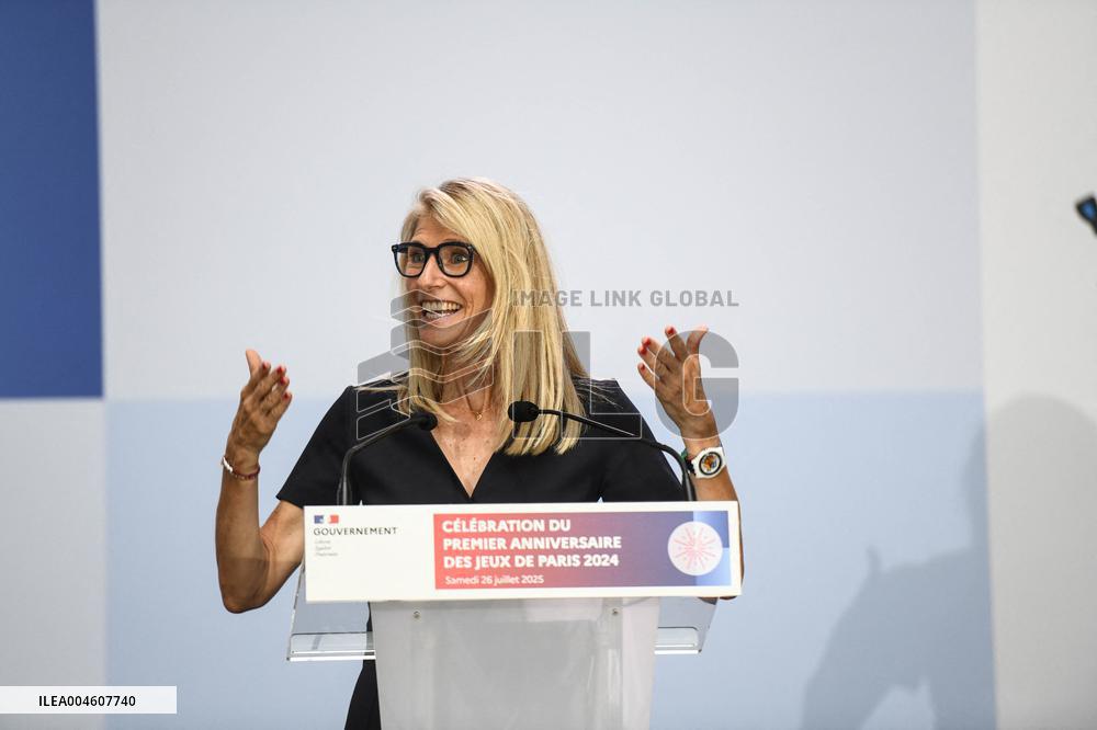 Celebrations Marking The First Anniversary Of The Paris 2024 Olympic Games - Grand Palais