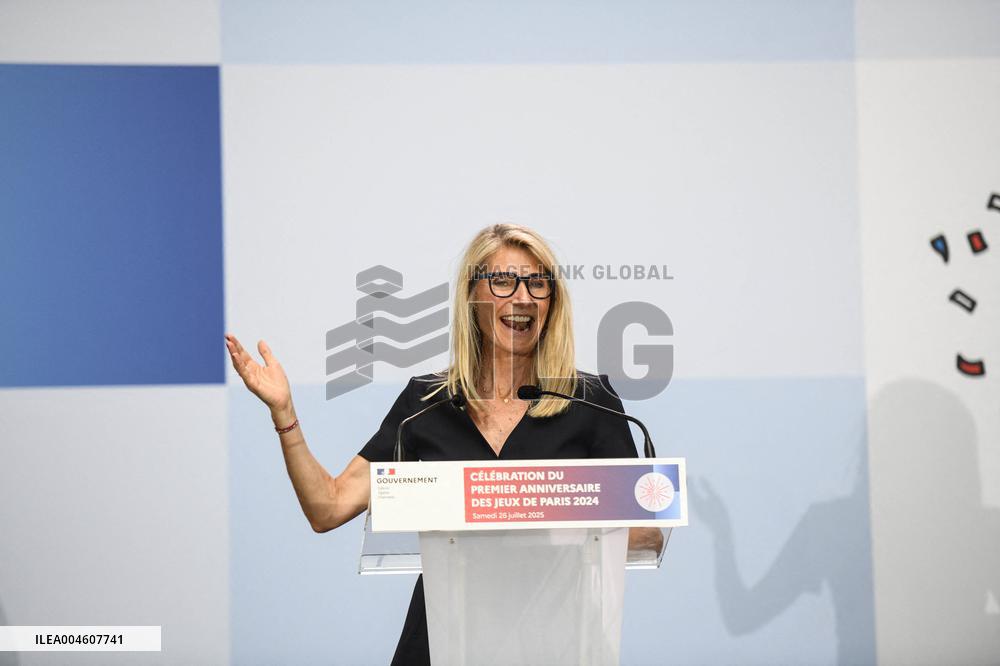 Celebrations Marking The First Anniversary Of The Paris 2024 Olympic Games - Grand Palais