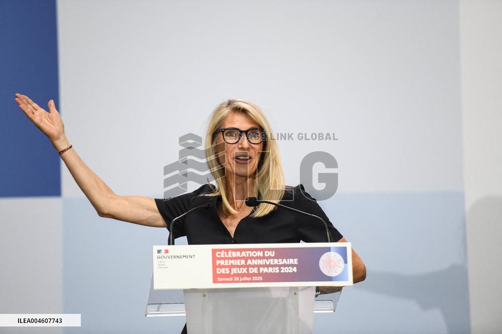 Celebrations Marking The First Anniversary Of The Paris 2024 Olympic Games - Grand Palais