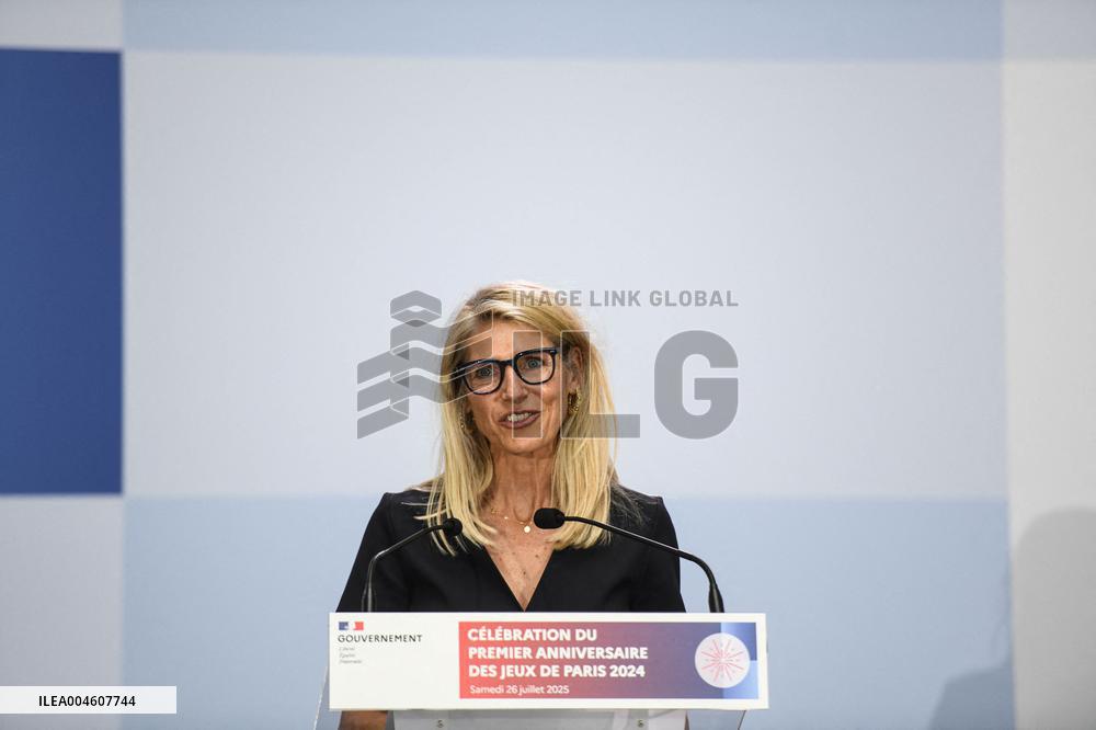 Celebrations Marking The First Anniversary Of The Paris 2024 Olympic Games - Grand Palais