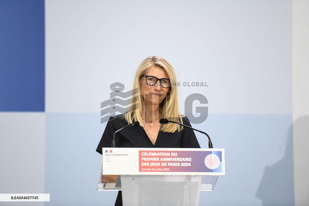 Celebrations Marking The First Anniversary Of The Paris 2024 Olympic Games - Grand Palais