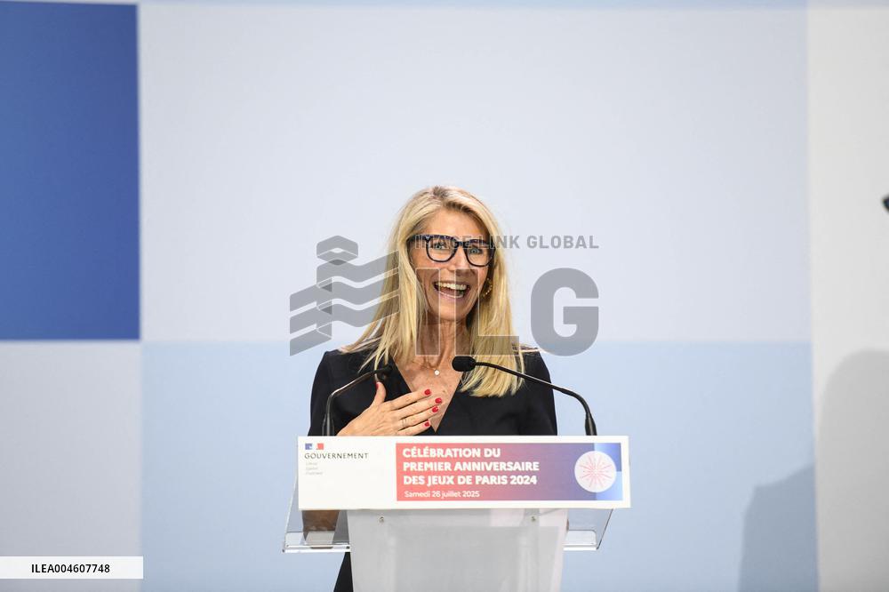 Celebrations Marking The First Anniversary Of The Paris 2024 Olympic Games - Grand Palais