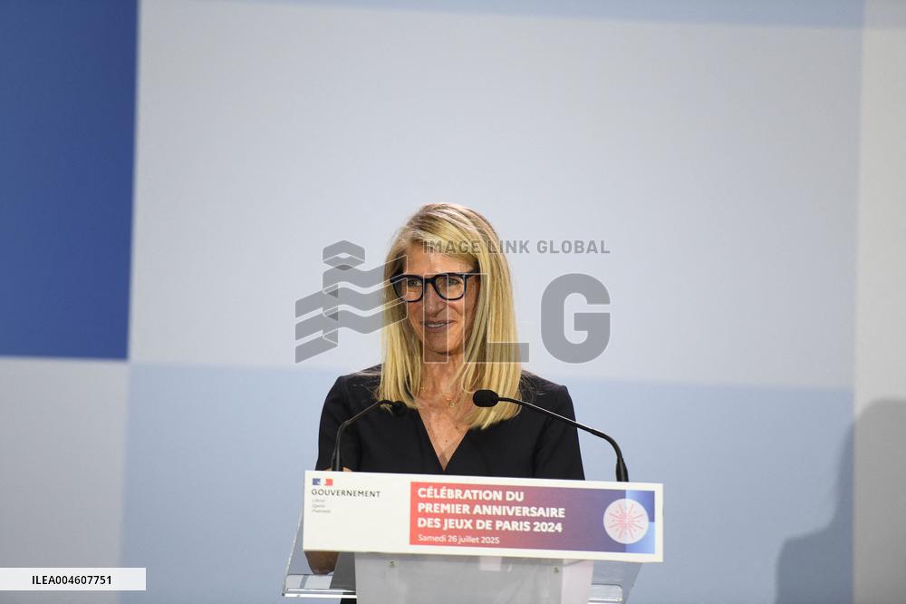 Celebrations Marking The First Anniversary Of The Paris 2024 Olympic Games - Grand Palais