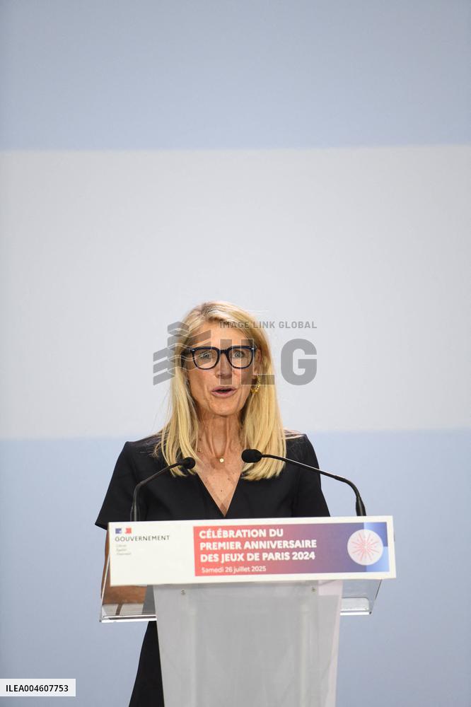 Celebrations Marking The First Anniversary Of The Paris 2024 Olympic Games - Grand Palais
