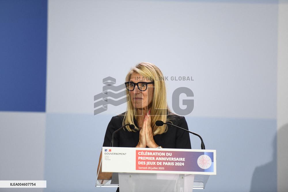 Celebrations Marking The First Anniversary Of The Paris 2024 Olympic Games - Grand Palais