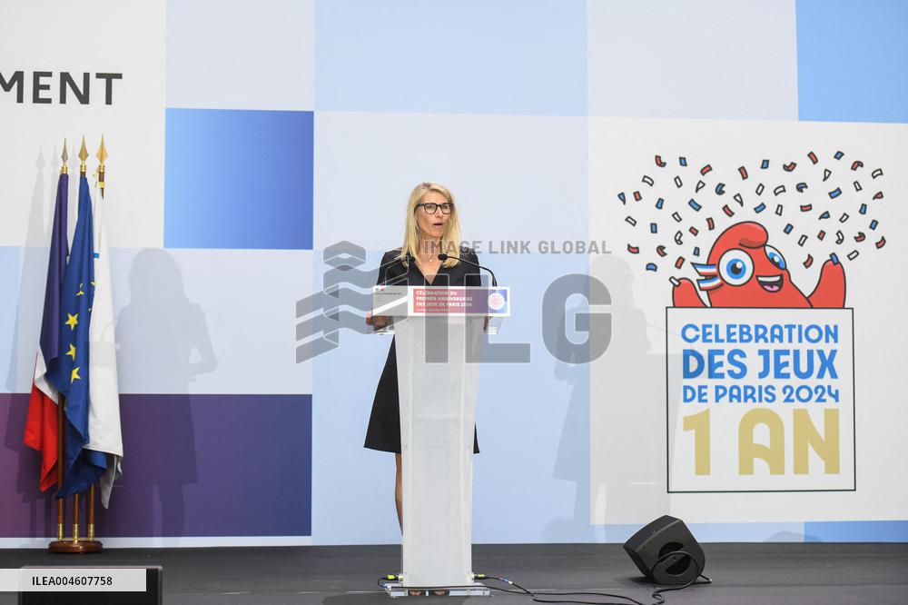 Celebrations Marking The First Anniversary Of The Paris 2024 Olympic Games - Grand Palais