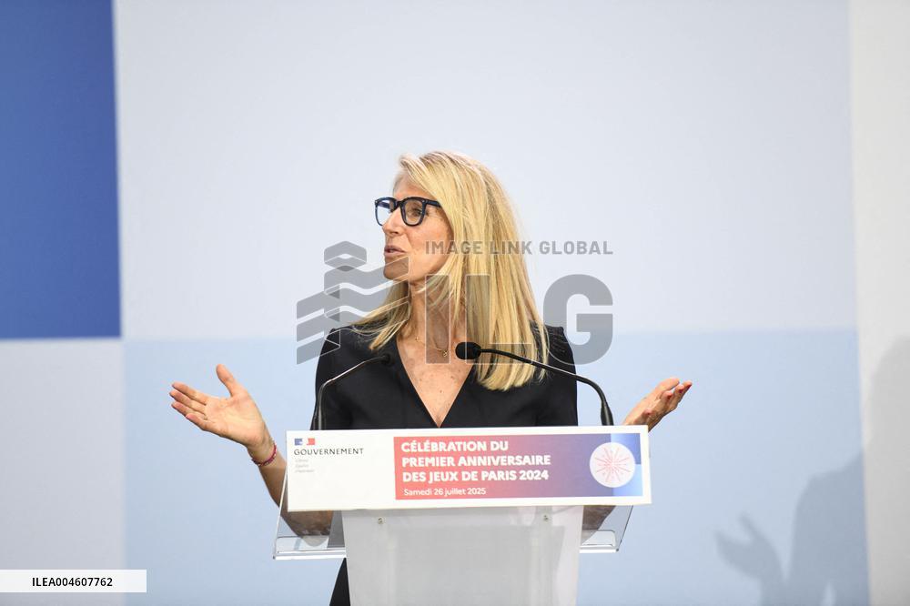 Celebrations Marking The First Anniversary Of The Paris 2024 Olympic Games - Grand Palais
