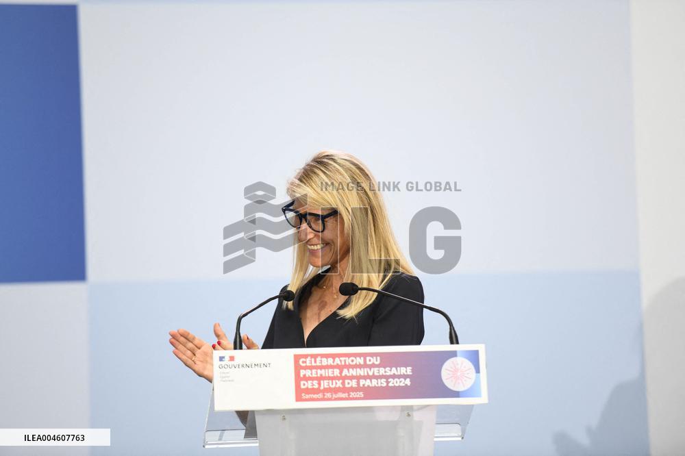 Celebrations Marking The First Anniversary Of The Paris 2024 Olympic Games - Grand Palais