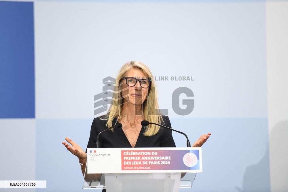 Celebrations Marking The First Anniversary Of The Paris 2024 Olympic Games - Grand Palais