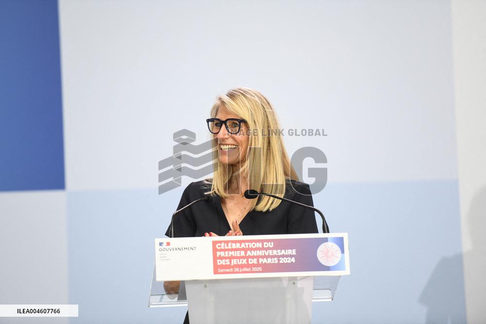 Celebrations Marking The First Anniversary Of The Paris 2024 Olympic Games - Grand Palais