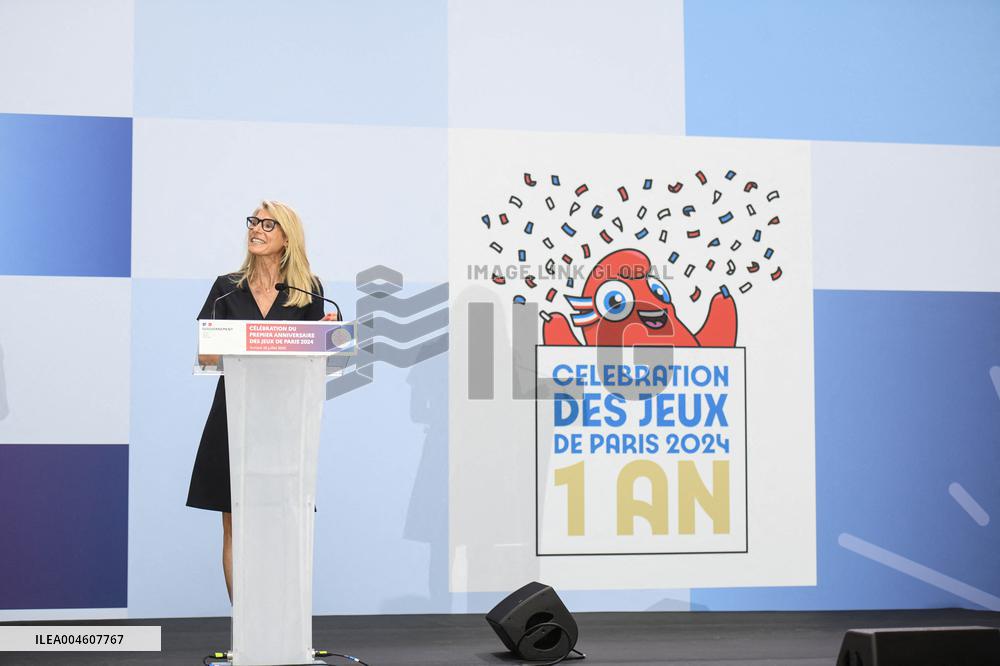 Celebrations Marking The First Anniversary Of The Paris 2024 Olympic Games - Grand Palais