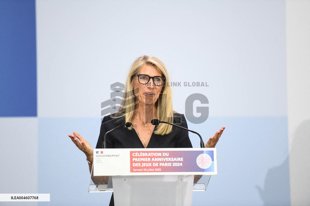 Celebrations Marking The First Anniversary Of The Paris 2024 Olympic Games - Grand Palais