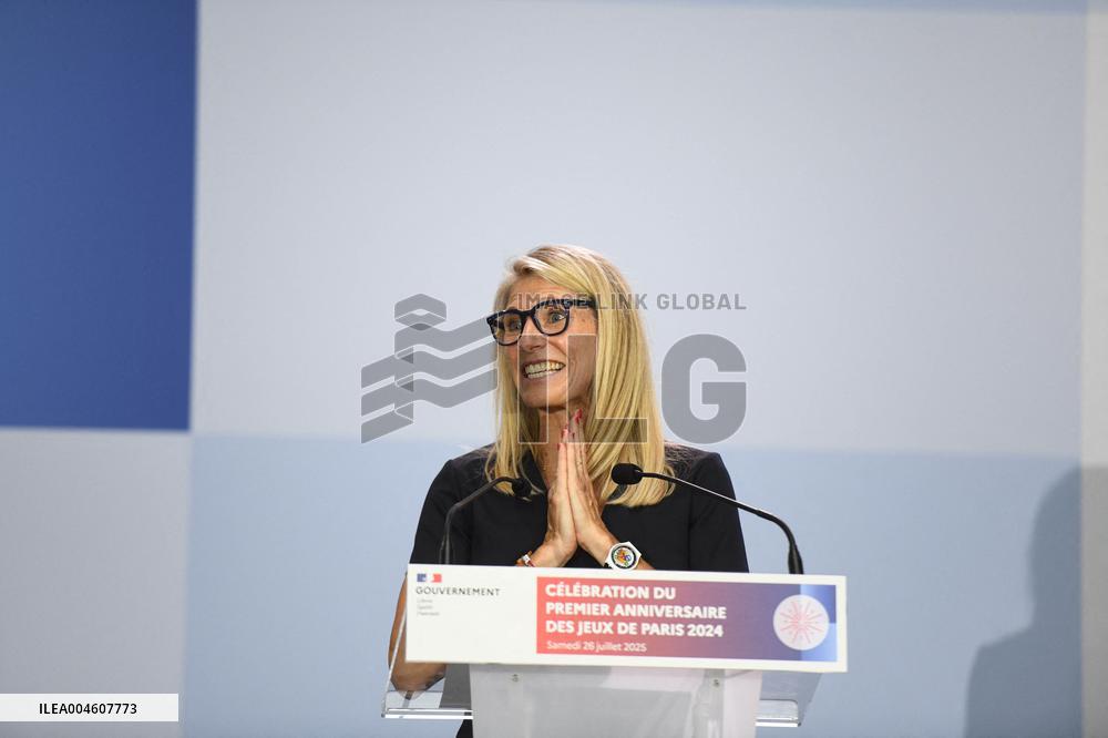 Celebrations Marking The First Anniversary Of The Paris 2024 Olympic Games - Grand Palais