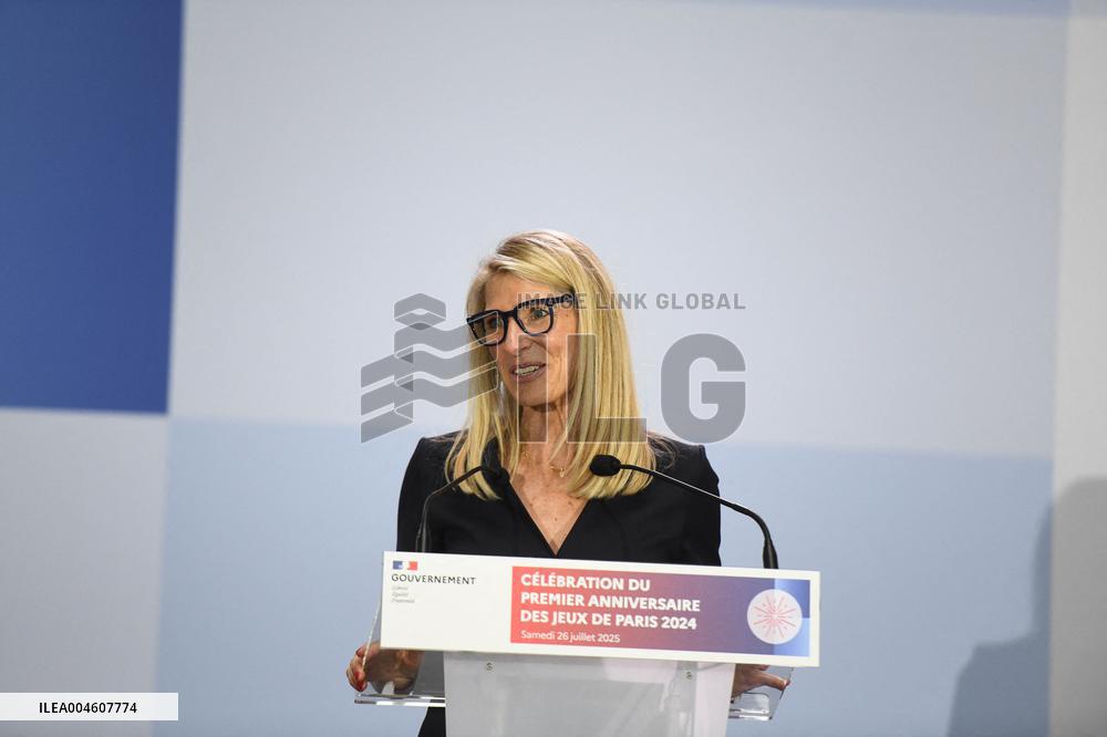 Celebrations Marking The First Anniversary Of The Paris 2024 Olympic Games - Grand Palais