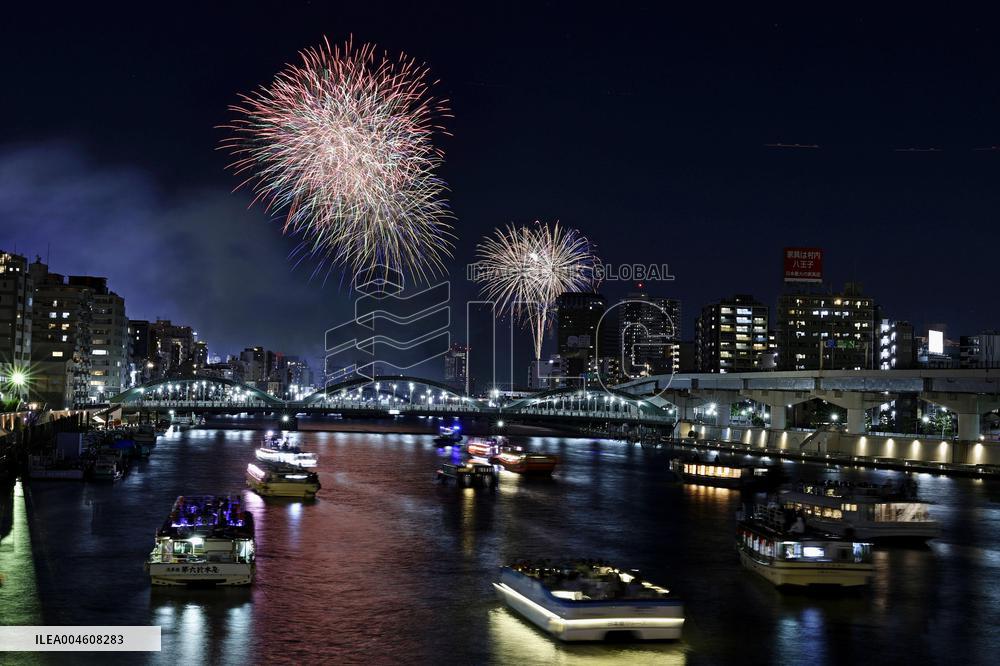 Fireworks in Tokyo