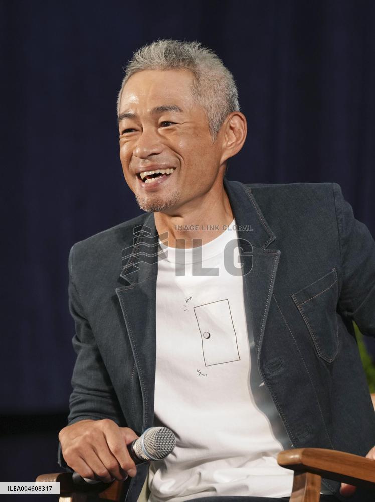 Baseball Hall of Famer Ichiro Suzuki