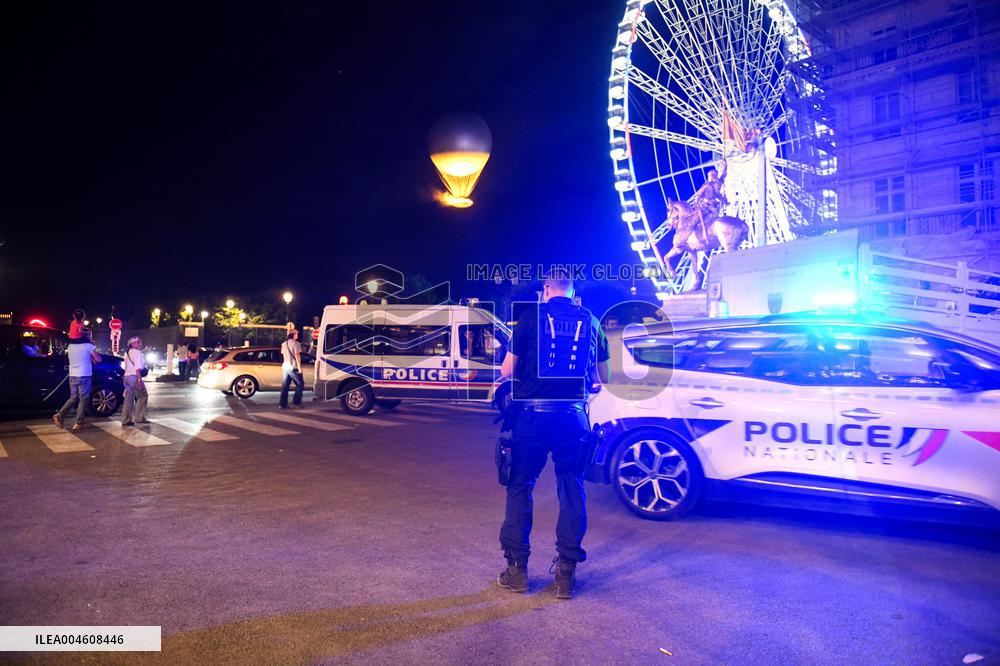 "Stop genocide in Gaza" onto the Paris 2024 Olympic cauldron - Activist arrested - Paris
