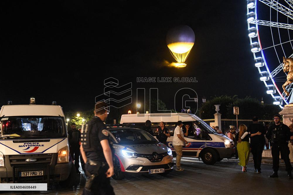 "Stop genocide in Gaza" onto the Paris 2024 Olympic cauldron - Activist arrested - Paris