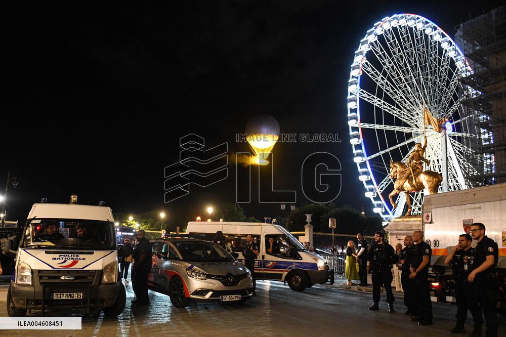 "Stop genocide in Gaza" onto the Paris 2024 Olympic cauldron - Activist arrested - Paris