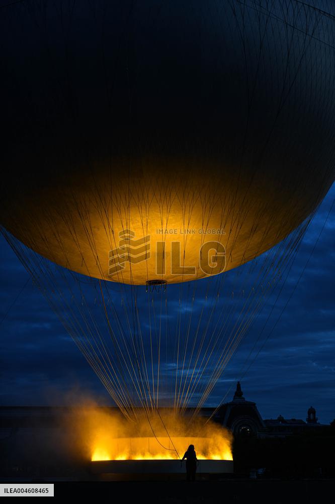 Paris 2024 Olympic cauldron