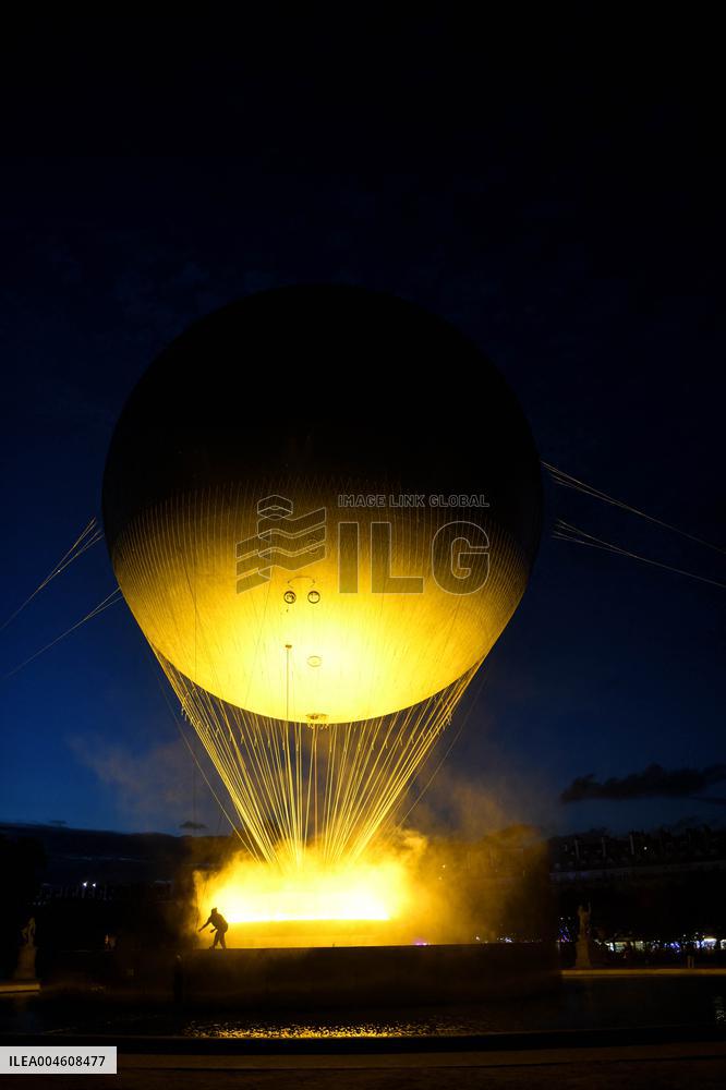Paris 2024 Olympic cauldron