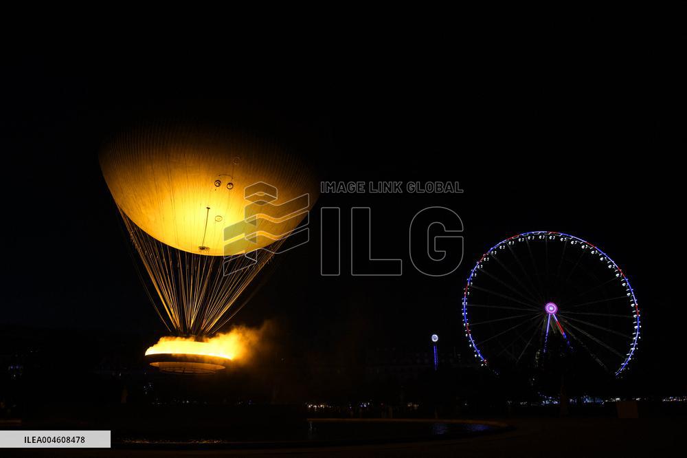Paris 2024 Olympic cauldron