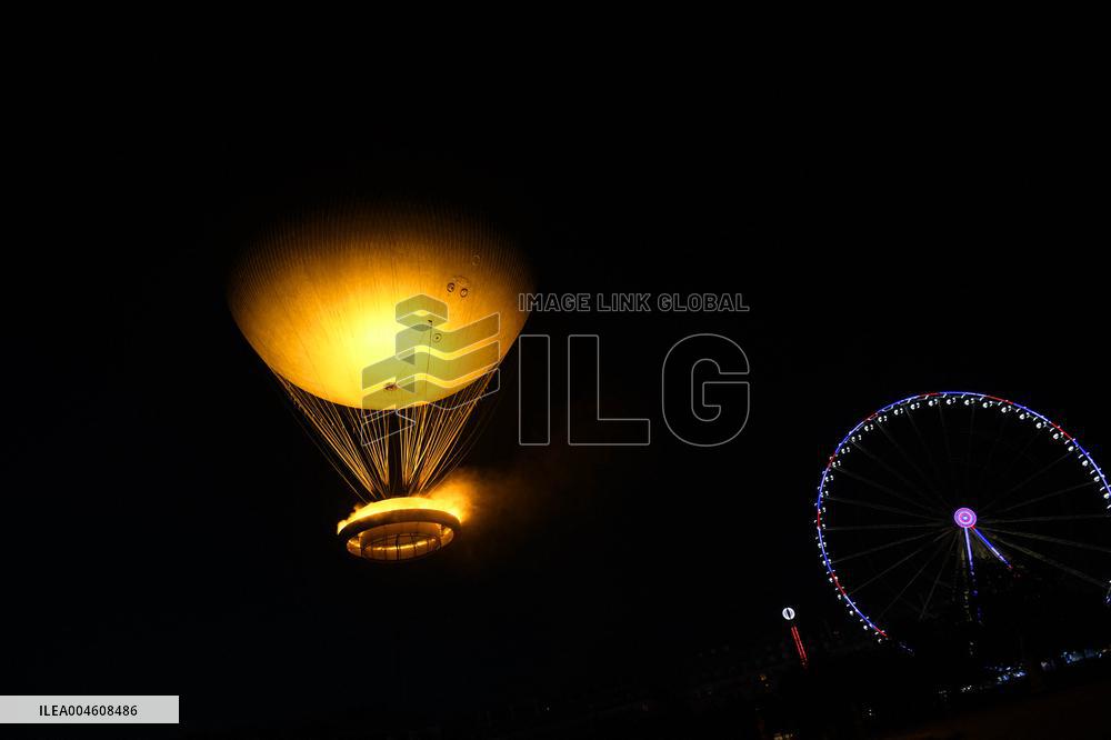 Paris 2024 Olympic cauldron