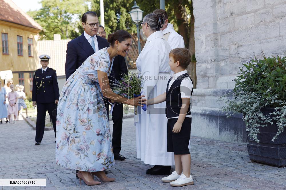 CROWN PRINCESS VICTORIA VISBY CATHEDRAL