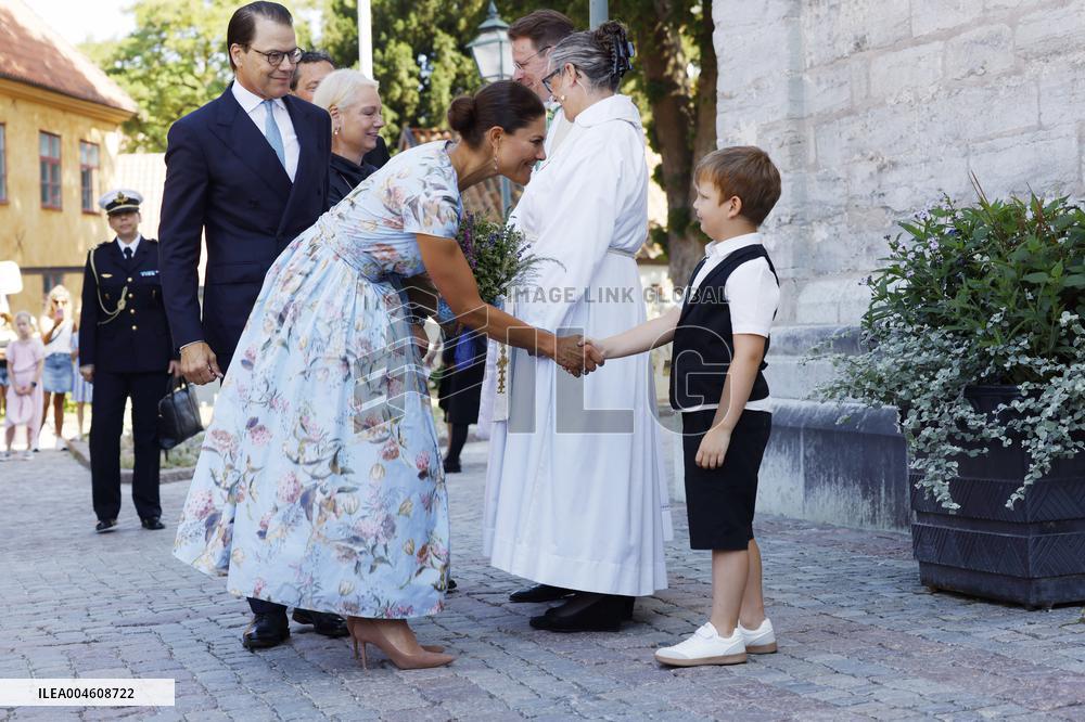 CROWN PRINCESS VICTORIA VISBY CATHEDRAL