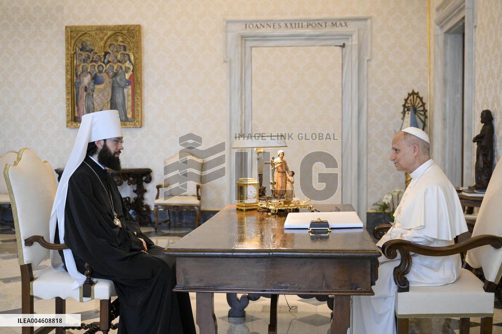 Pope Leo XIV receives His Eminence Antoni - Vatican
