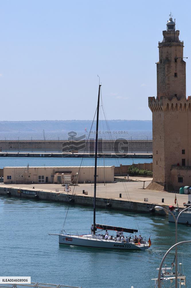 King Felipe VI sails on the Aifos - Mallorca