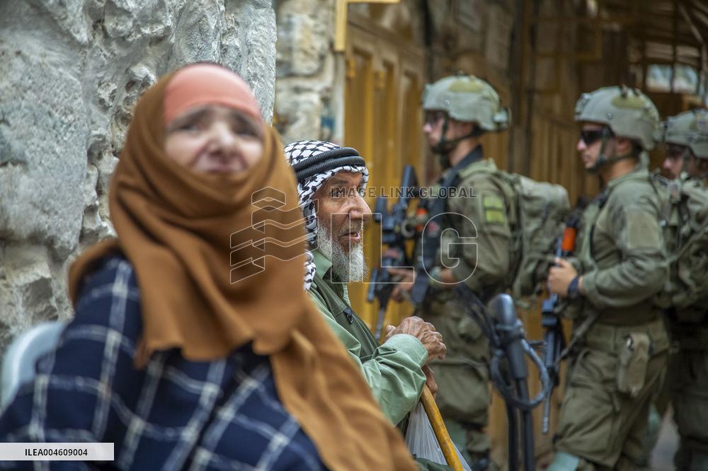 Storming of the Old City of Hebron - West Bank