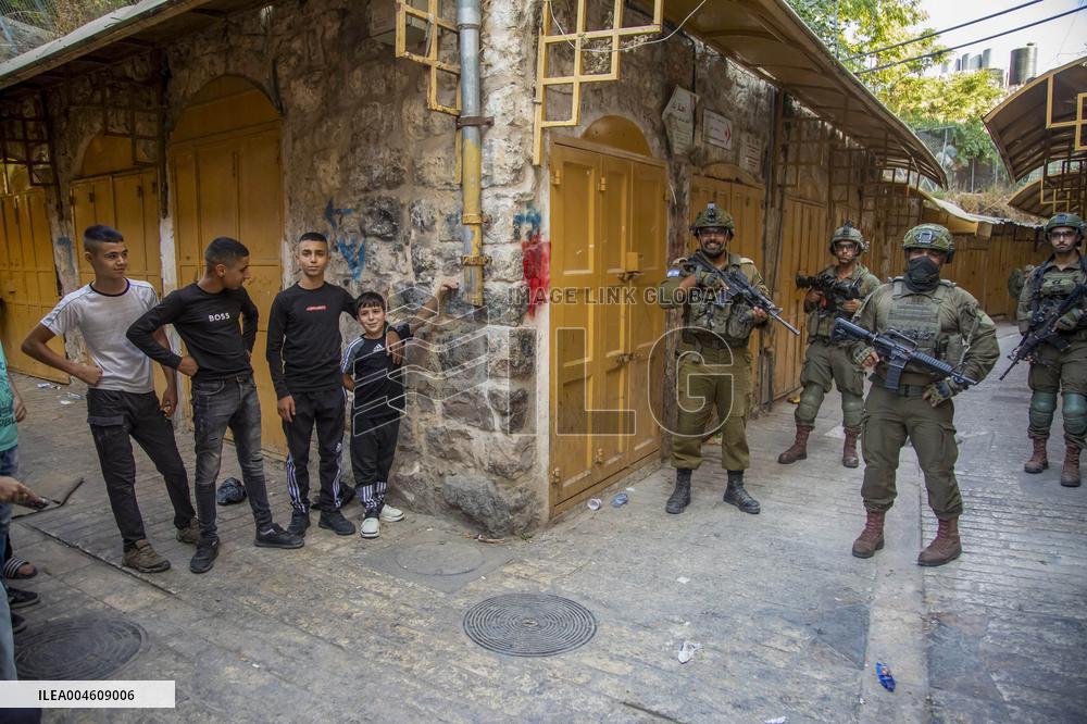 Storming of the Old City of Hebron - West Bank