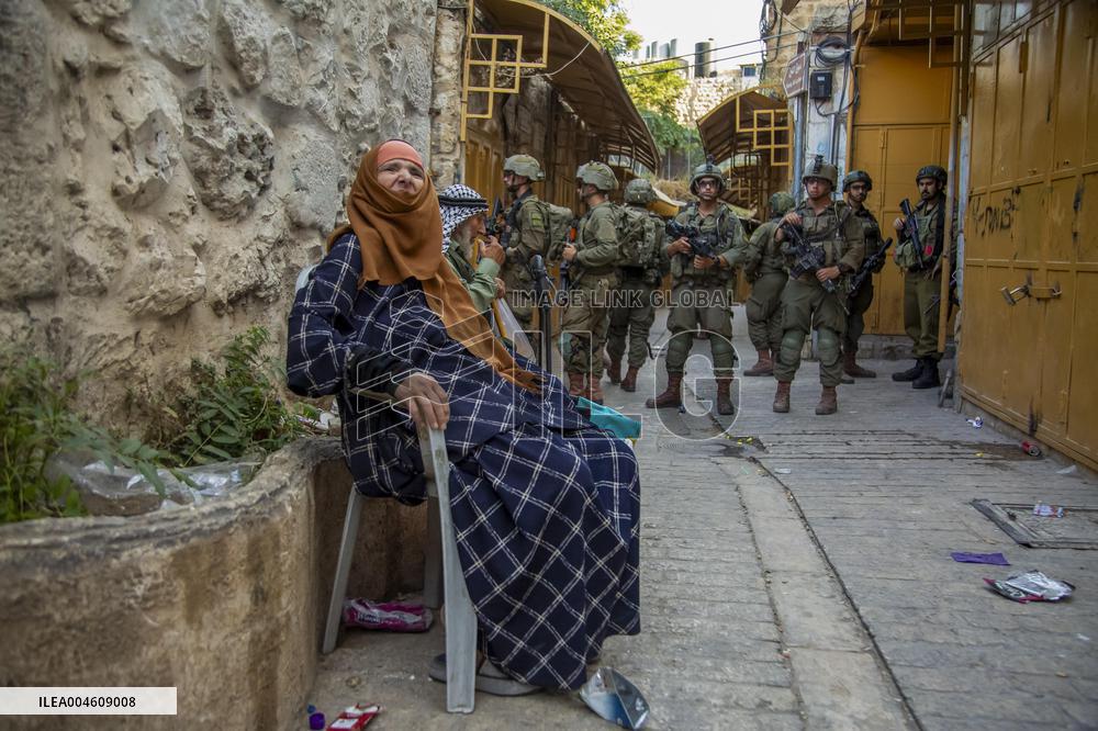 Storming of the Old City of Hebron - West Bank