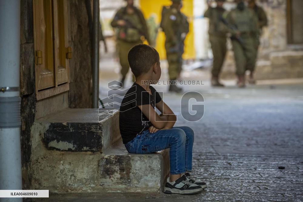 Storming of the Old City of Hebron - West Bank