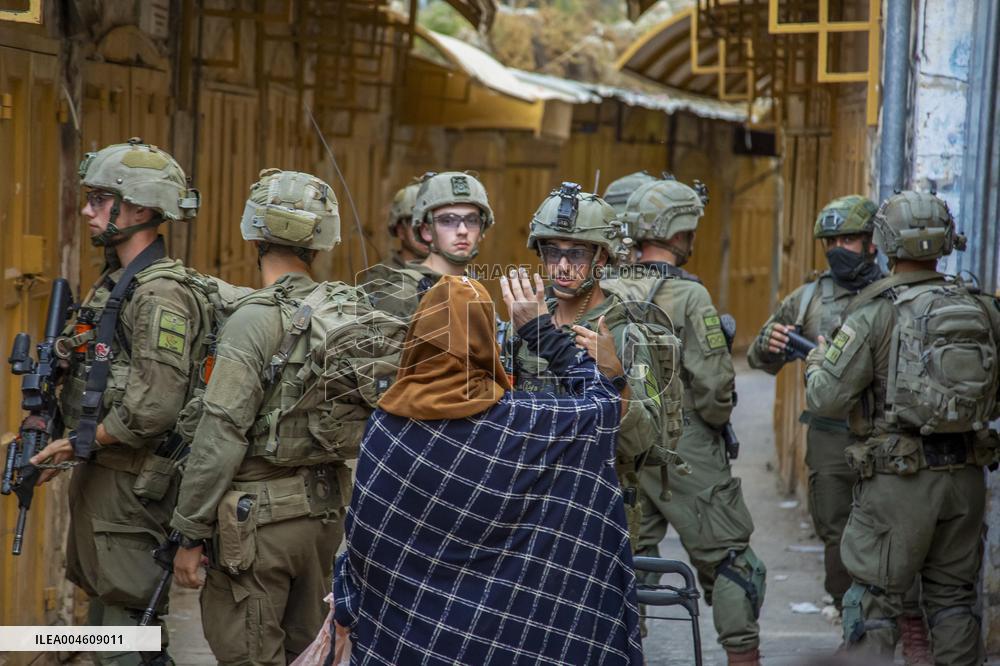 Storming of the Old City of Hebron - West Bank