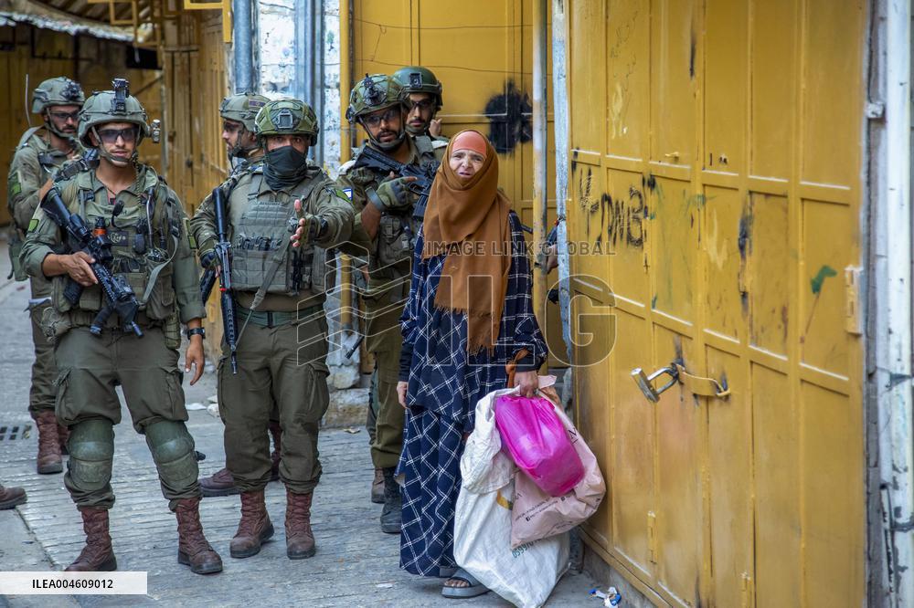 Storming of the Old City of Hebron - West Bank