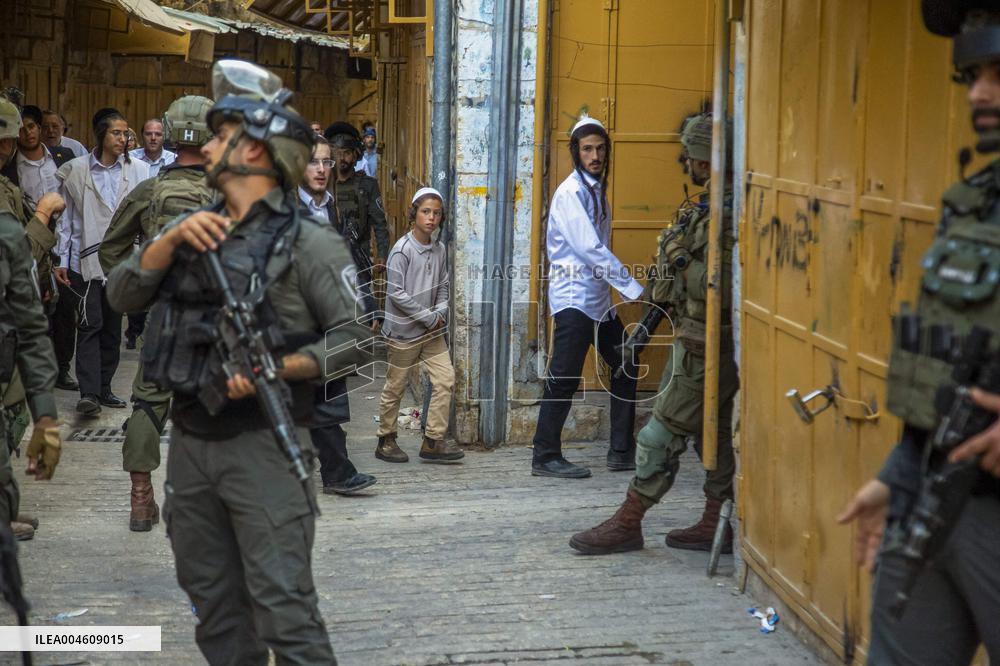 Storming of the Old City of Hebron - West Bank