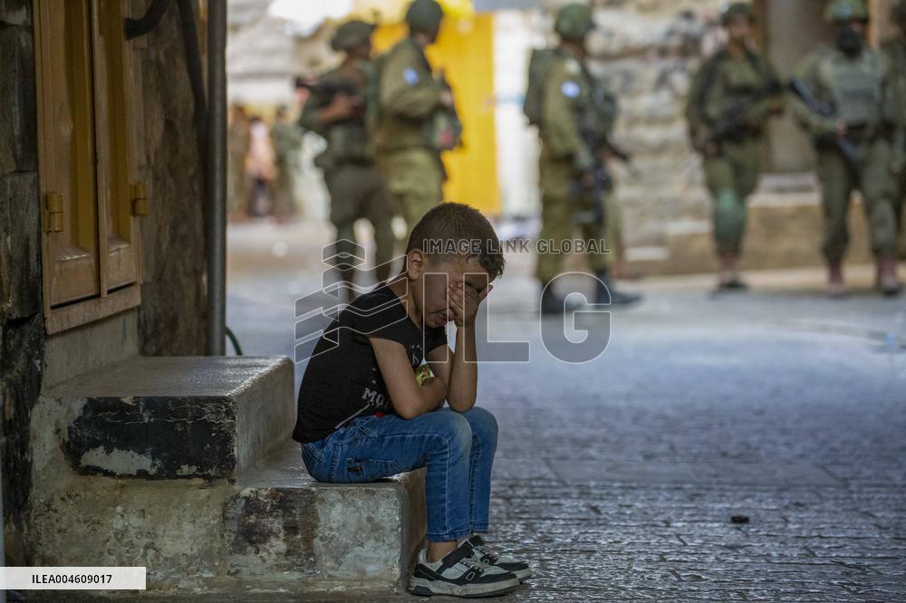 Storming of the Old City of Hebron - West Bank